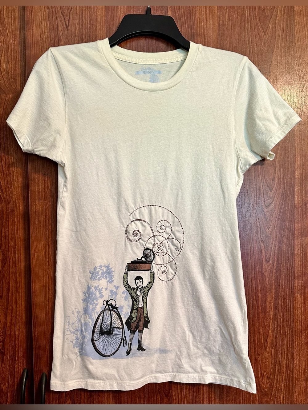 THREADLESS I Love the Eighteen 80's Cream T Shirt Y2K Say Anything Girly Tee XL